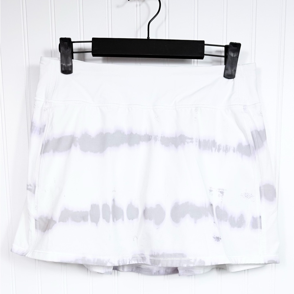 Lululemon Pace Rival Mid-Rise Skirt Size 6 W8ACQT Tie Dye READ